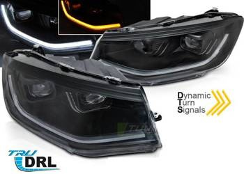 Lampy reflektory soczewkowe ze światłem do jazdy dziennej, LED. VW Caddy 20-