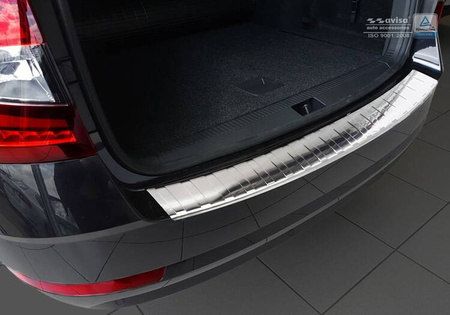 Nakładka na zderzak tylny Skoda Octavia 3 Kombi (Stal)