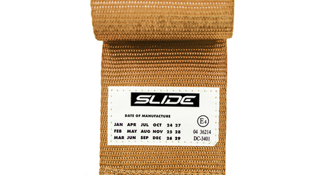 Pasy sportowe Slide V2 Złote 4P 3" E4