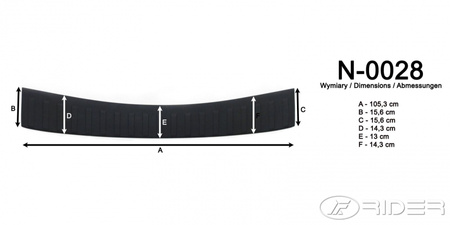 Peugeot 508 Sw nakładka na zderzak