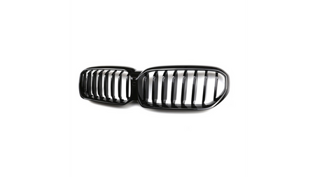 Grill sportowy pojedyncze żeberka Gloss Black  BMW 5 (G30, F90) Sedan (G31) Touring Facelift 2020-obecnie