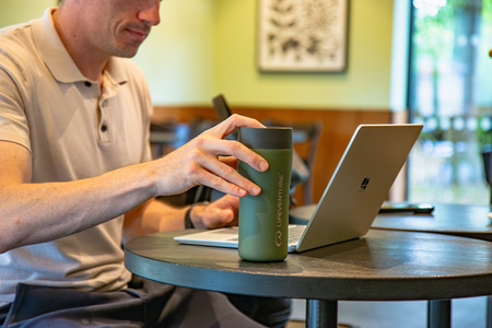 Kubek termiczny One-Touch Lifeventure 350 ml - Khaki