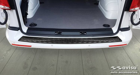 Nakładka na zderzak tylny VOLKSWAGEN TRANSPORTER T6 (Czarna)