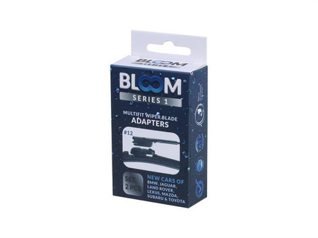 Adaptery #12 do piór wycieraczek bezszkieletowych BLOOM M10, 2 szt.