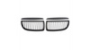 Grill sportowy pojedyncze żeberka Matt Black BMW 3 E90 E91 przed liftem 2005-2008