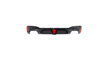 BMG30957CSSLL - Tylny dyfuzor Gloss Black BMW 5 G30 F90 G31 2017-2023 zawiera dodatkowy hamulec stop LED