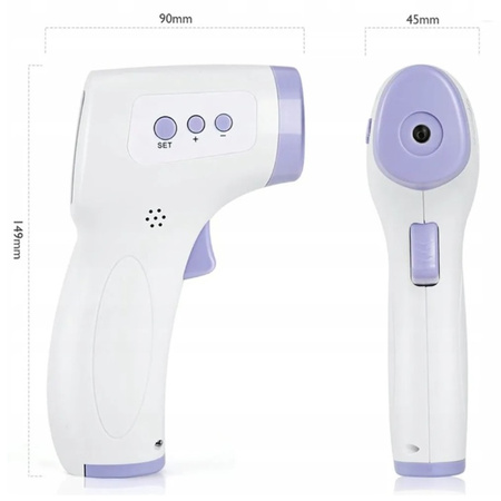 TERMOMETR BEZDOTYKOWY NA PODCZERWIEŃ LEKARSKI