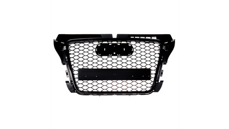 Grill sportowy Gloss Black W/O PDC AUDI A3 Facelift 2008-2012