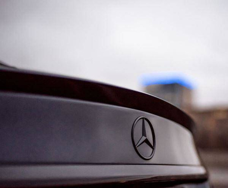 SPOILER MERCEDES W205 4D 15-18 ABS GLOSSY BLACK