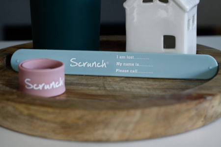 Opaska informacyjna Scrunch - Błękitny