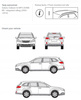 Bagażnik dachowy belki Subaru Outback MPV IV 5d