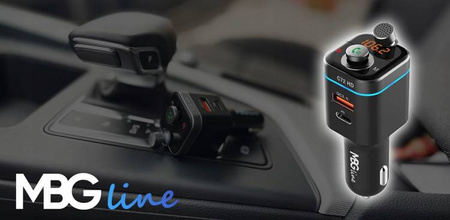 Transmiter FM Bluetooth 5.0 ładowarka QC 4.0 PD20W