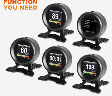 Prędkościomierz wyświetlacz Autool x60 OBD2 Check Engine