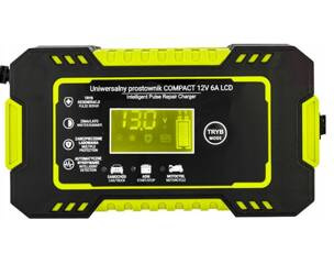 Automatyczny prostownik akumulatorowy LCD 12V / 6A KD1290