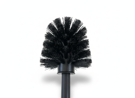 SZCZOTKA DO WC ŁAZIENKI CZARNA ZAMYKANA WOLNOSTOJĄCA ELEGANCKA MINIMALISTYCZNA