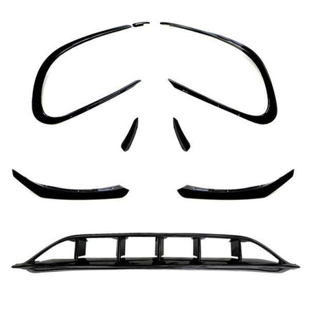 PRZEDNI SPOILER SPLITERY MERCEDES CLA W117 16-19