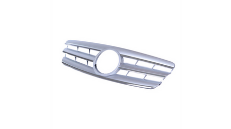 Grill sportowy Silver 3S MERCEDES C-Class W203 S203 2000-2007