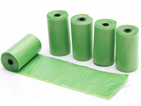 WORECZKI NA PSIE ODCHODY 24 ROLKI + ETUI WORKI NA KUPY ZWIERZĘCE MOCNE WYTRZYMAŁE BIODEGRADOWALNE