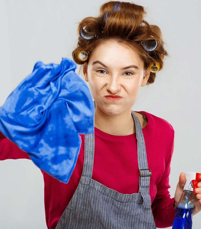 ŚCIERKA 30 X 30 NIEBIESKA SZMATKA UNIWERSALNA CHŁONNA MIĘKKA MIKROFIBRA DO SPRZĄTANIA KURZU WYCIERANIA MYCIA