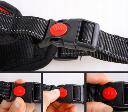 MOCNE SZELKI DLA PSA BEZUCISKOWE REGULOWANE M