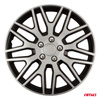 Kołpaki samochodowe 4szt. komplet Dakar czarno srebrne 17" cali COLOR BOX