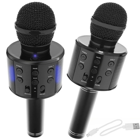 MIKROFON BEZPRZEWODOWY KARAOKE BLUETOOTH + GŁOŚNIK