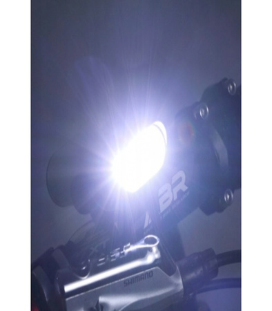 LAMPKA ROWEROWA NA PRZÓD LED LAMPA MOCNA USB 350LM