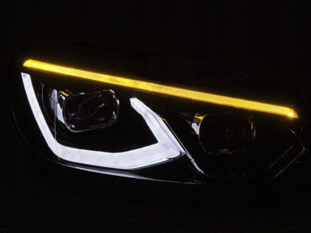 LAMPY PRZEDNIE DO VW GOLF 6 08-13 BLACK LED