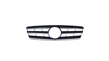 Grill sportowy Gloss Black 3S MERCEDES C-Class W203 S203 2000-2007