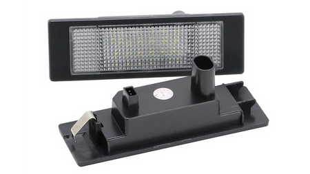 Podświetlenie tablicy rejestracyjnej LED BMW E81 E87 F20 E63 E64 2004-2019 chrome
