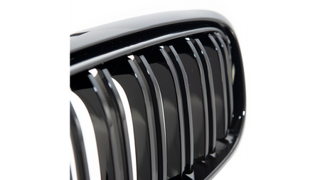 Grill sportowy podwójne żeberka Gloss Black BMW 2 F45 przed liftem 2014-2018