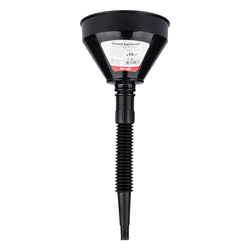 Lejek elastyczny czarny uniwersalny z sitkiem do paliwa cieczy wody 16 cm AMIO-04038