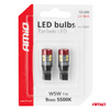 Żarówki LED CANBUS T10 W5W 9 SMD 3030 White 12V 24V AMIO-04242