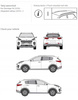 Bagażnik dachowy belki Kia Sportage IV/QL 5d DARK