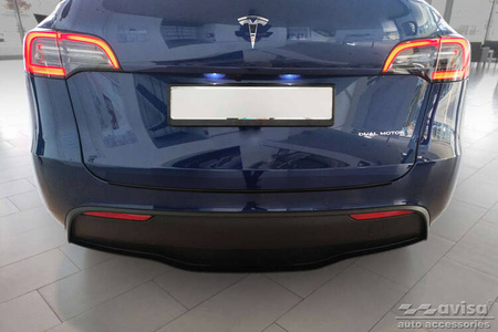 Nakładka na zderzak tylny do Tesla Model Y (Czarna)