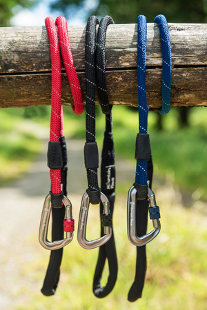 Smycz linowa dla psa Mountain Paws - 120cm  Czerwona