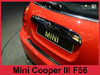 Nakładka na zderzak tylny do Mini Cooper 3 Carbon+Stal