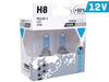 Żarówki VISION arctic white H8 12V 35W PGJ19-1 U E4 +90%, 2 szt.