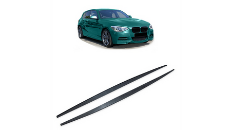 Dokładki progów Matt Black  BMW 1 (F20, F21) Hatchback 2011-2019