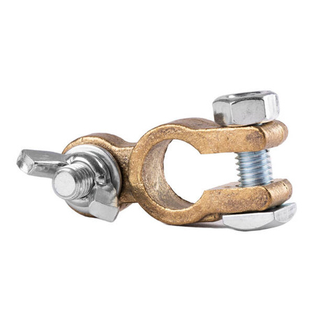 Klema akumulatora mosiężna MOTYL 600AMP MINUS AMIO-01661MOT