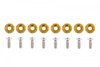 Śrubki ozdobne M6x1.0 15mm D1 Gold