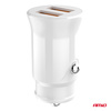 Ładowarka samochodowa 2x USB-A 2.1A AMIO-03872