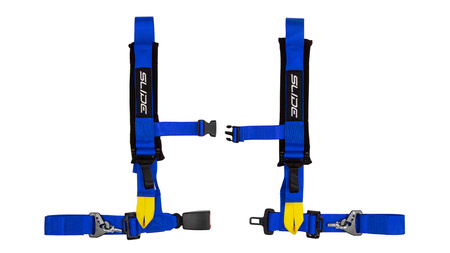 Pasy sportowe Slide V2 Ciemno Niebieskie 4P 2" E4