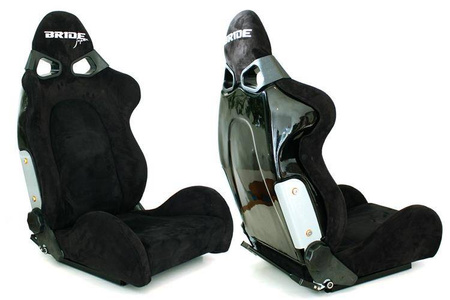 Fotel Sportowy CUGA Zamsz Bride Black
