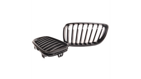 Grill sportowy pojedyncze żeberka Gloss Black BMW 2 F22 F23 2013-2021