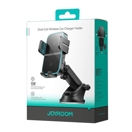 Uchwyt z ładowarką Joyroom JR-ZS246 (czarny)