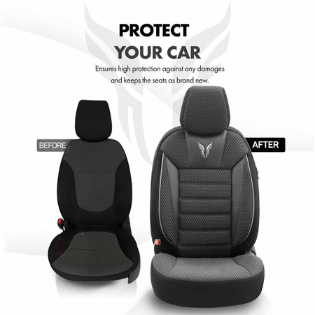 Pokrowce samochodowe na fotele – uniwersalne, z certyfikatem AIRBAG
