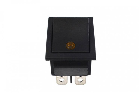 Włącznik rocker led 4 PIN Yellow