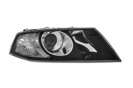 Lampy przednie Skoda Octavia 2 II Soczewki black D