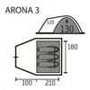 Namiot turystyczny 3 osobowy Arona Portal Outdoor